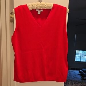 Dressbarn Bold Red Knit Top
